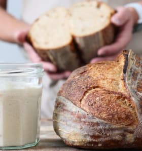 Sourdough making with Mrs. Hall item