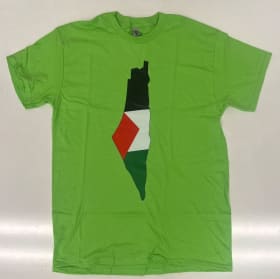 Palestine Flag (Lime) Adult L item