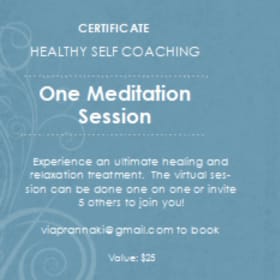One Virtual Meditation Session item