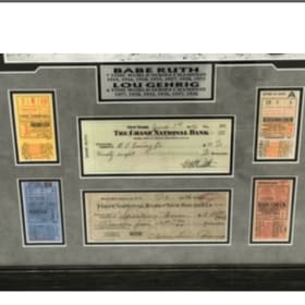 Yankees Babe and Lou item