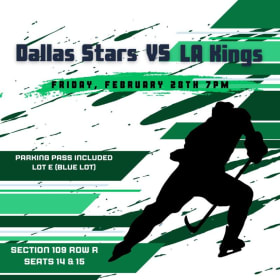 Dallas Stars 2 Ticket Package item