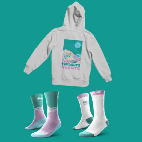 Set of hoodie + 2 pairs of socks item