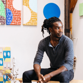 $1,200 | Artwork | Spread Happiness by Ghislain Brown-Kossi item