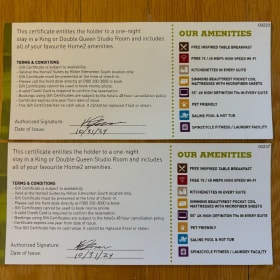 2 Nights Hotel Room at Home 2 Suites item