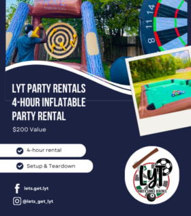 4-hour Party Inflatable Rental item