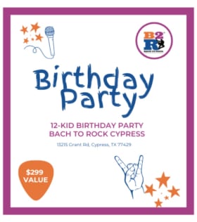 Bach 2 Rock Birthday Party item
