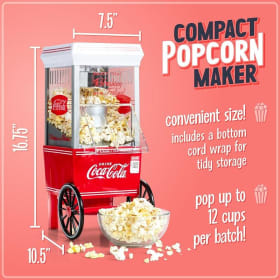 Nostalgia Coca-Cola Old Fashioned 12-Cup Hot Air Popcorn Mak item
