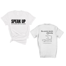 T-shirt Speak Up item