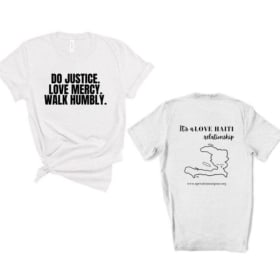 T-Shirt Do Justice. Love Mercy. Walk Humbly. item