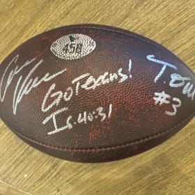 Texans Autographed Football item