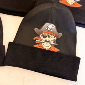 Orange pirate beenie item