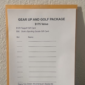 Gear up and Golf item
