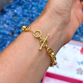 Brushed Gold Link Bracelet item