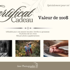 Séance photo professionnelle - JaneD Photographie (200$) item