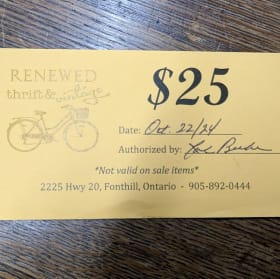 $25 Renewed Thrift & Vintage Gift Card item