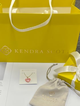 Kendra Scott Pink Heart Necklace item
