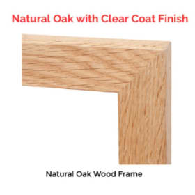 Order chalkboard with a Natural Oak Frame item