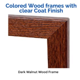 Order chalkboard with Dark Walnut Wood Frame item