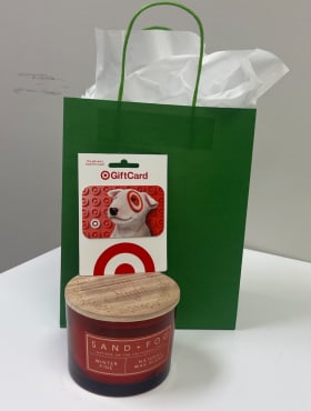 Target Gift Card + Winter Pine Candle item