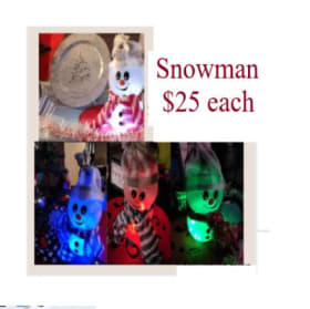 Light up Snowman item