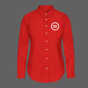 Men's Red HAUL Guild Button Up Logo Only item