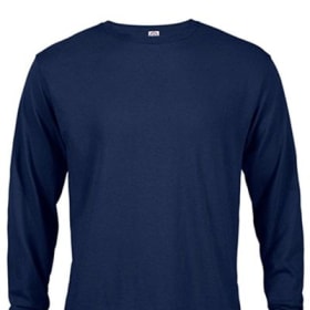 Navy Blue Long Sleeve T-Shirt - SIZE LARGE item
