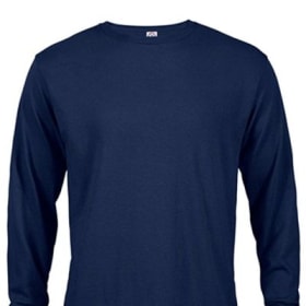 Navy Blue Long Sleeve T-Shirt - SIZE 2XL item