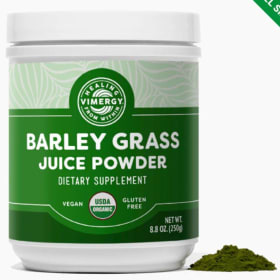Vimergy Spirulina/Barley grass & Wyman's WBB juice bottle item