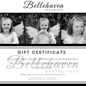 Bellehaven Photography Gift Certificate item