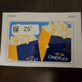 Cineplex Gift Card item