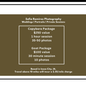 "Capybara" Photography Package item