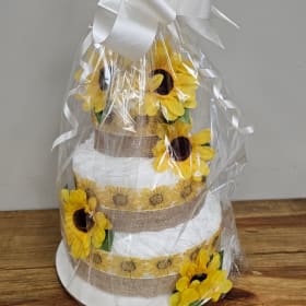 Sunflower Diaper Cake item