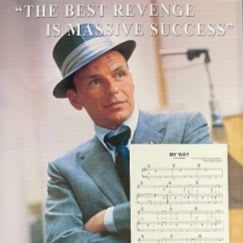 Frank Sinatra 3D “My Way” Success Quote  with Sheet Music item