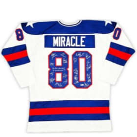 1980 Team USA Miracle on Ice team signed Jersey item