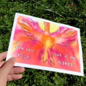 "You Can Rise Out Of The Ashes" item