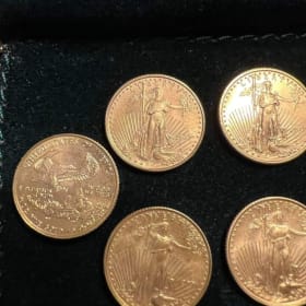 9 Coin Set Gold Liberty Coins item