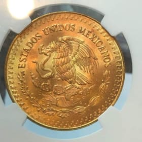 1981 Once Ounce Gold Mexico Coin item