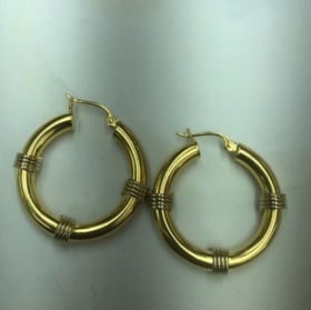 14 k Gold Earings 6 g item