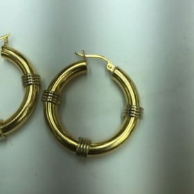 14 k Gold Earings 6 g item