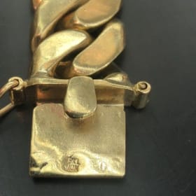 10 k gold bracelet 8.5 in 134.2g item