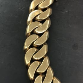 10 k gold bracelet 8.5 in 134.2g item
