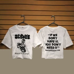 A012 - T-shirt SMALL Steve's music item