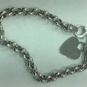 14 k white gold Bracelet 8 in 24.2 g item