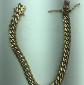 14 k gold bracelet 32.4 g item