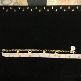 14 k gold bracelet 7.5 in item