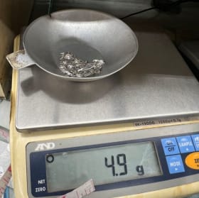 14 k white cold chain 20. In item