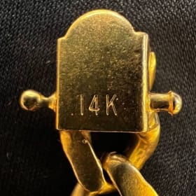 14 k gold chain 24 in item