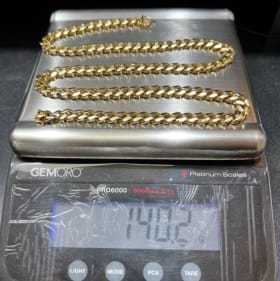 14 k gold chain 24 in item