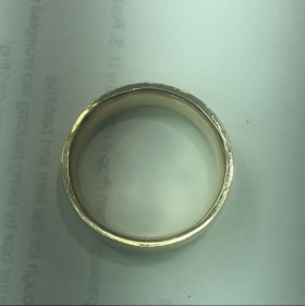 14 k gold ring size 11.5 item