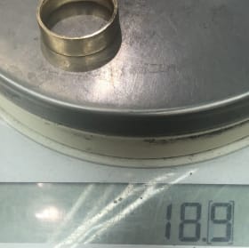 14 k gold ring size 11.5 item